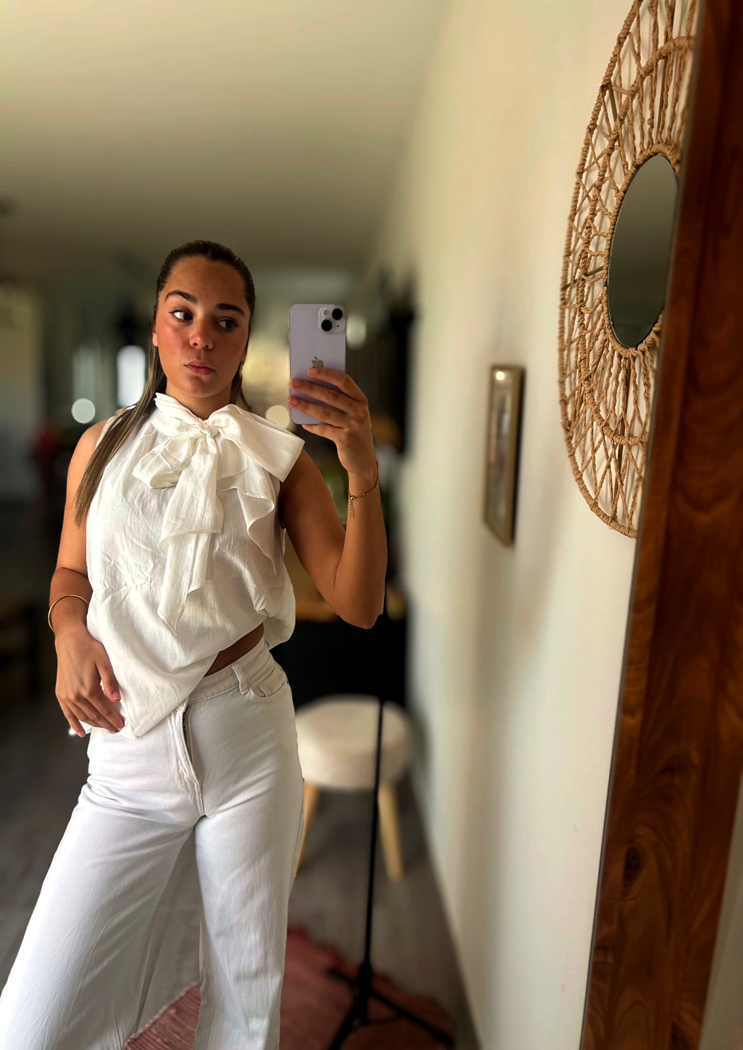 Top Scarlett – Col Foulard Noué