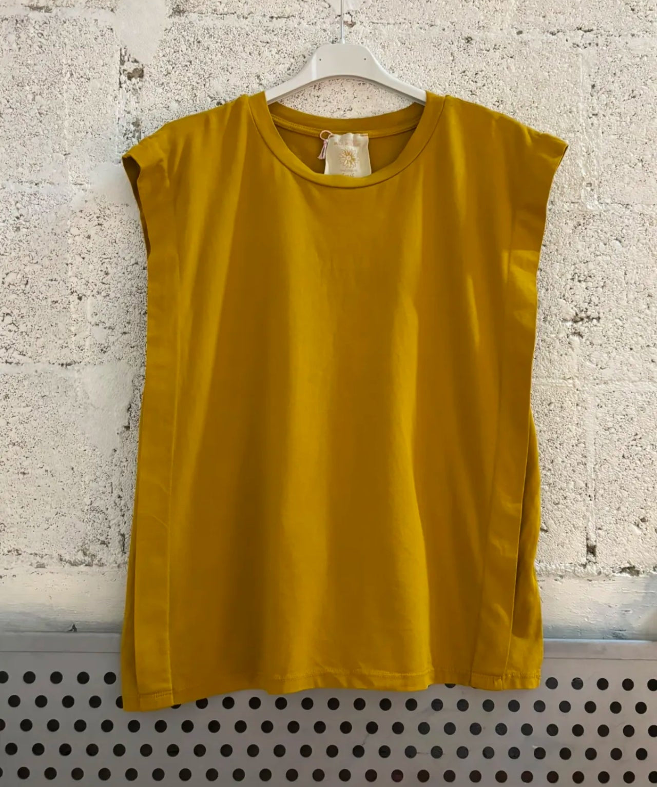 Débardeur Milène – Jaune Moutarde