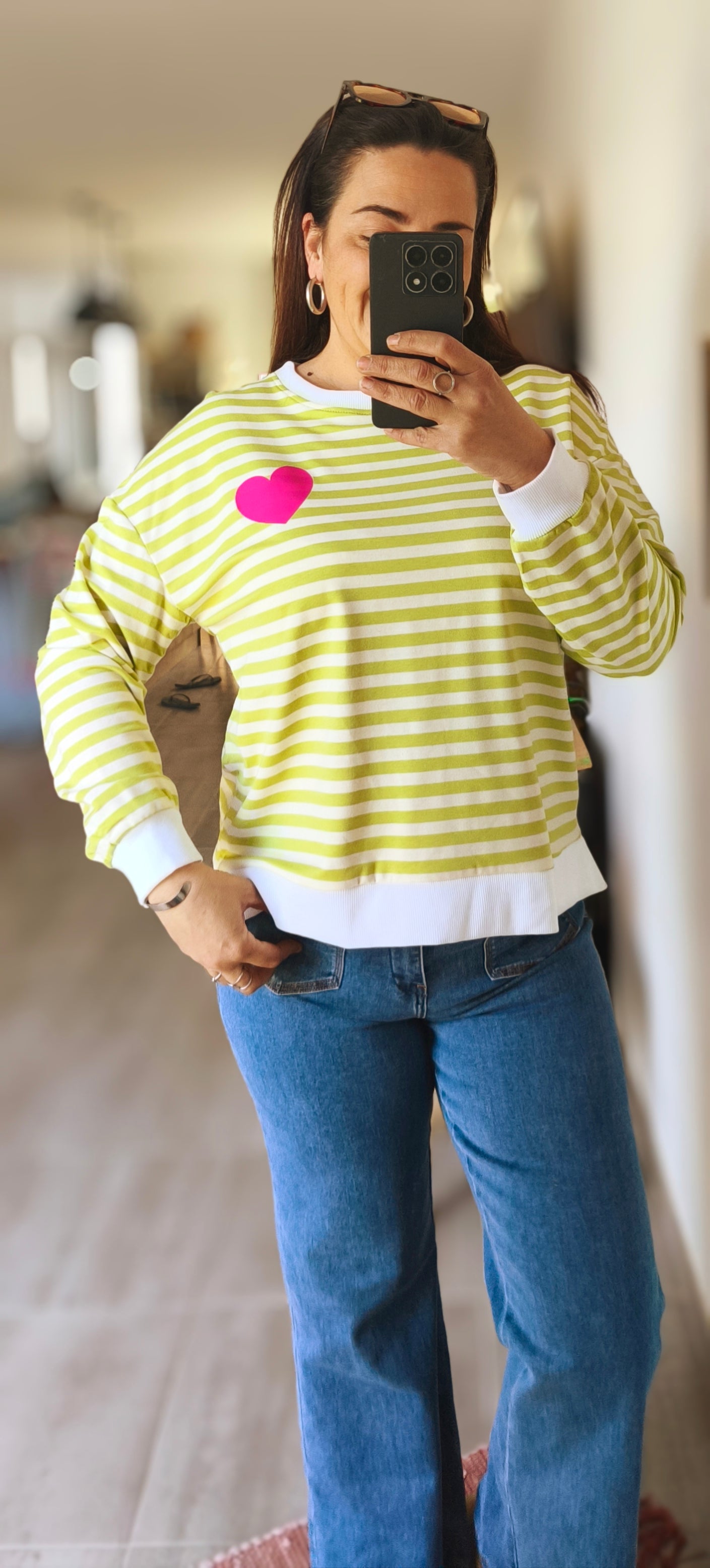 Der Pullover „Lilas“ Anis