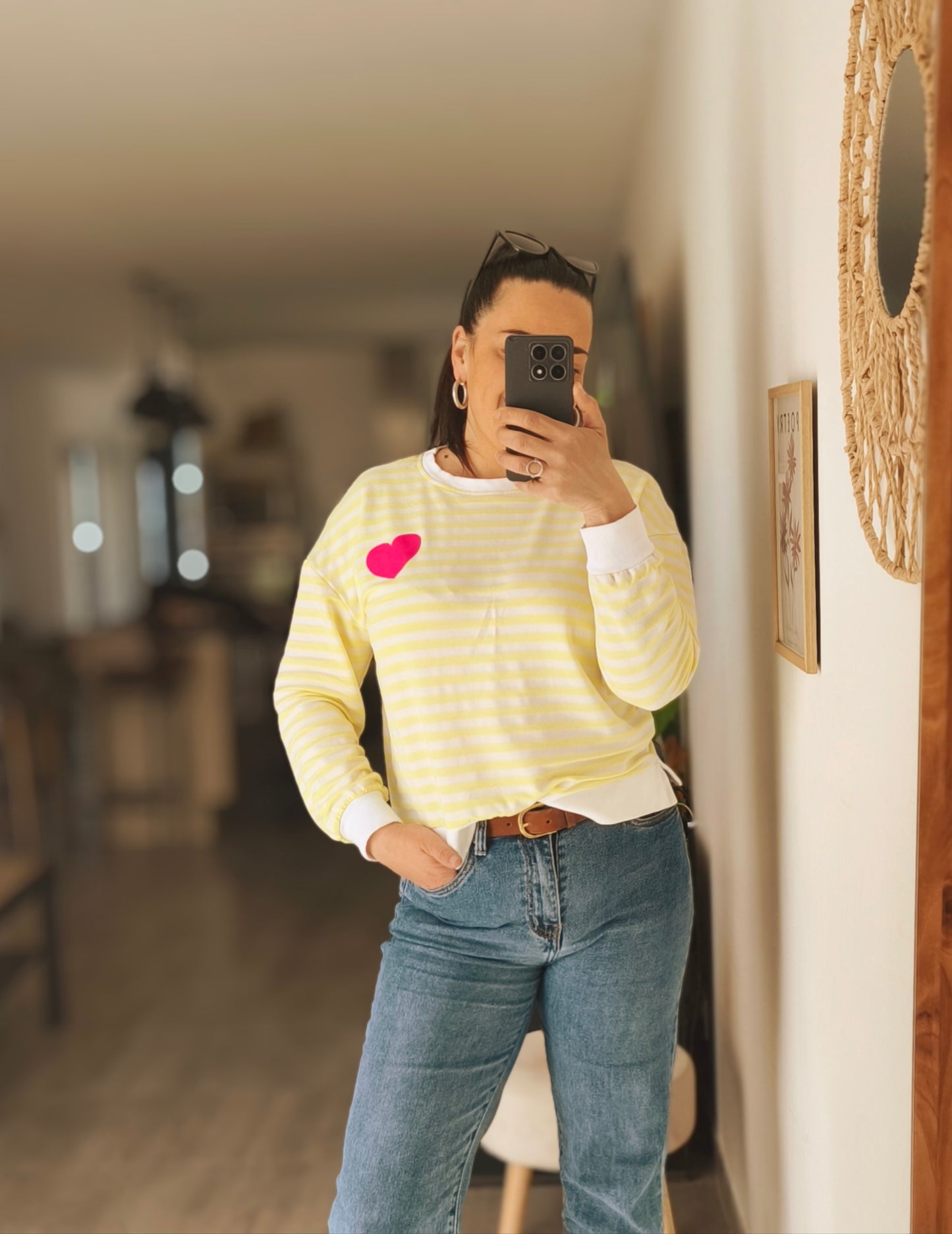 The "Lilas" Yellow Sweater