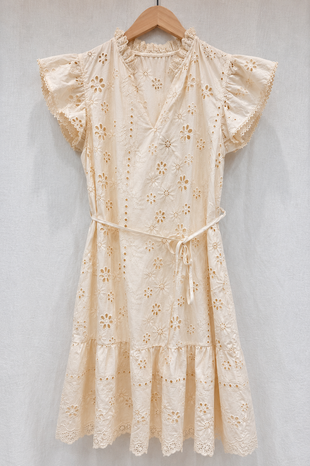 Robe Garance – Broderie Anglaise Écrue