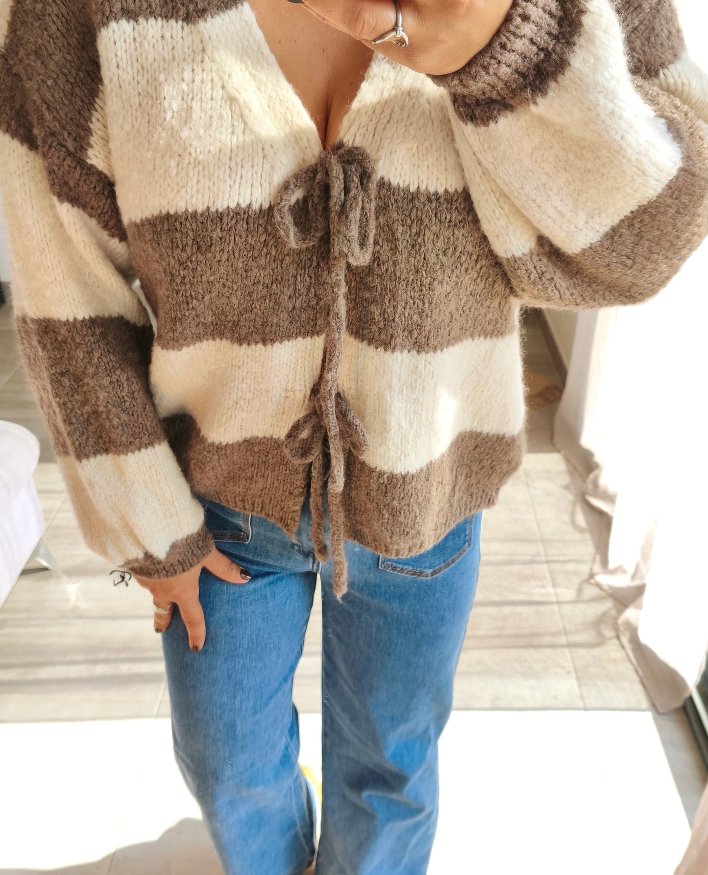 Le gilet "Chris" Marron