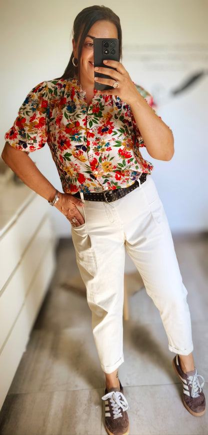 La blouse "Flora"