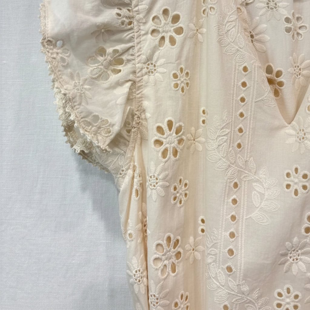 Robe Garance – Broderie Anglaise Écrue