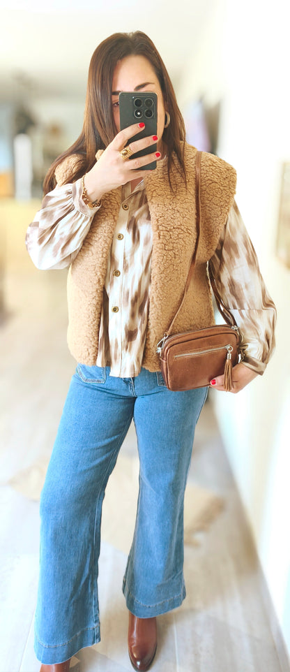 Le gilet "Teddy" Camel🇮🇹