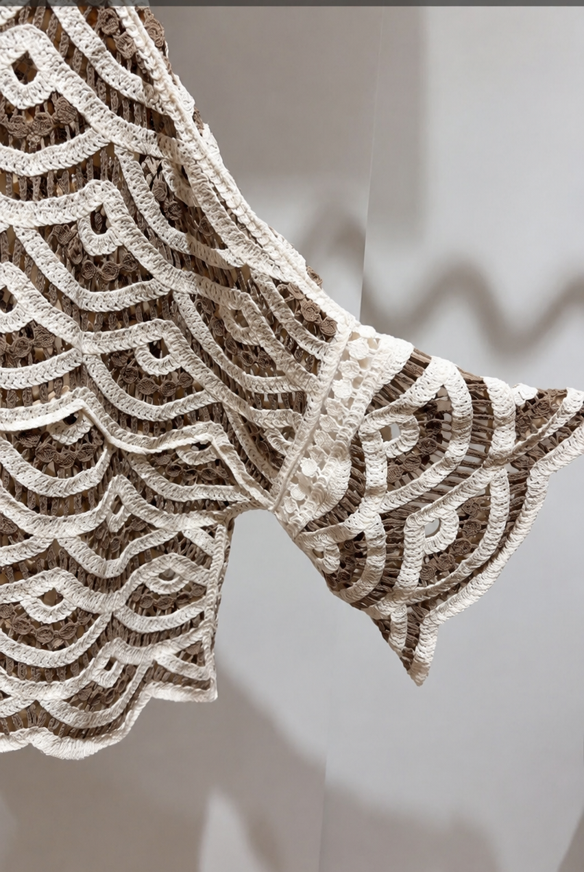 Top Séville – Crochet Ajouré Oversize