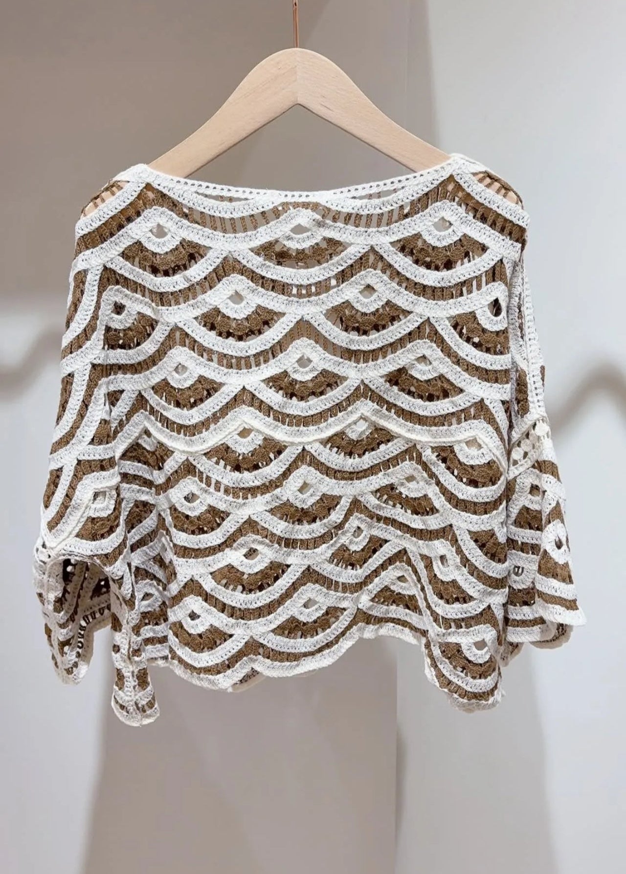 Top Séville – Crochet Ajouré Oversize