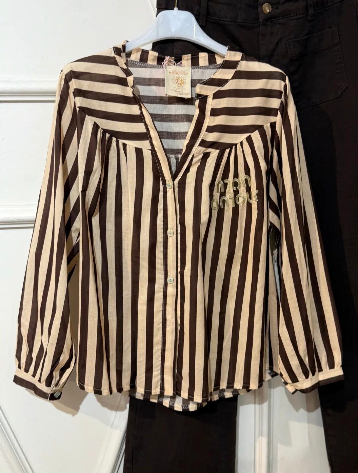 La chemise 100% coton "Mon amour"