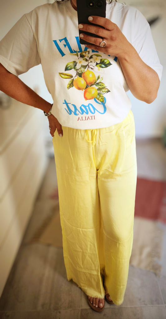 Le t-shirt imprimé "Iris"
