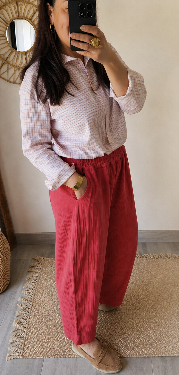 La chemise à carreaux "Lison"