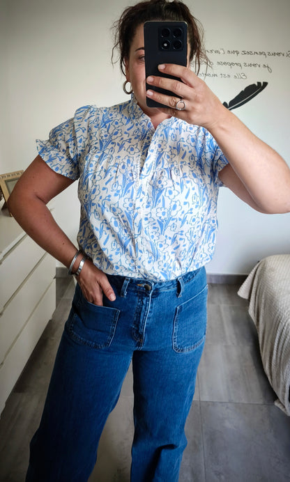 La blouse "Jade"