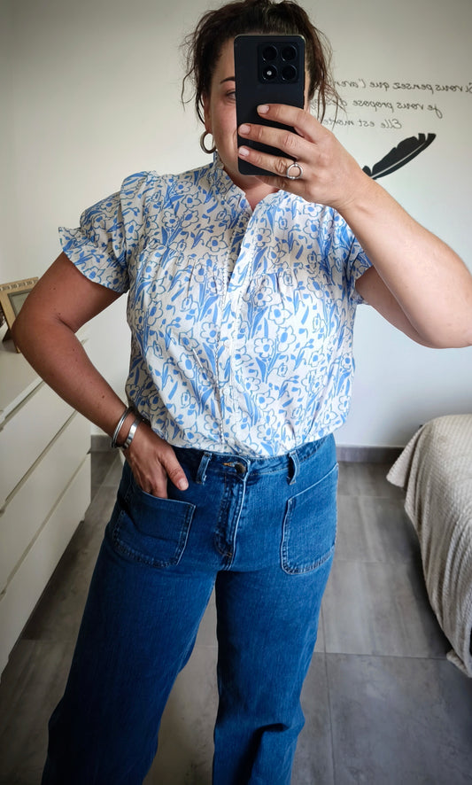 La blouse "Jade"