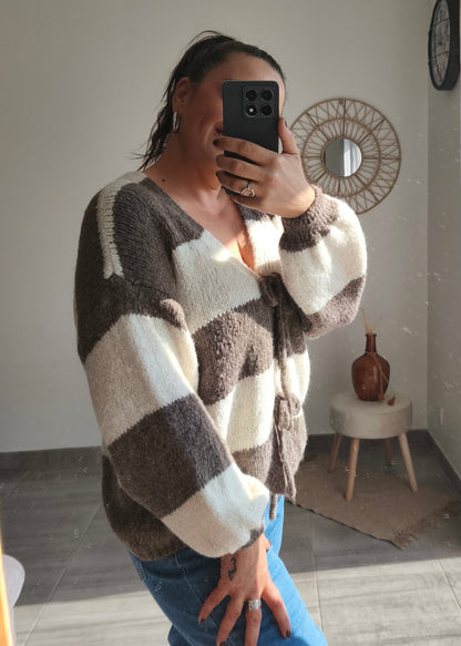 Le gilet "Chris" Marron