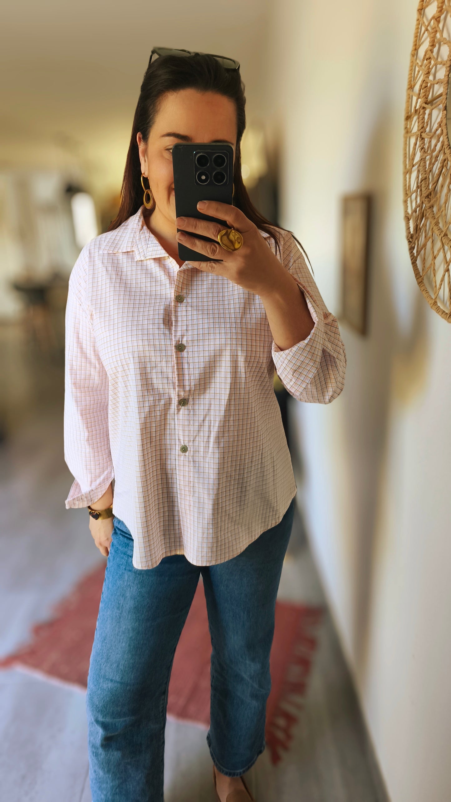 La chemise à carreaux "Lison"