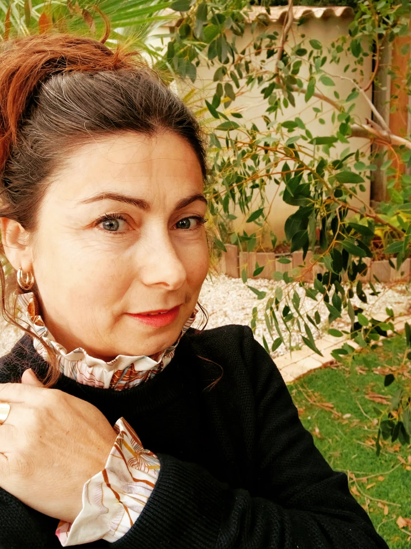 Hand Made♻️ la parure Collerette et Manchettes "Sam"