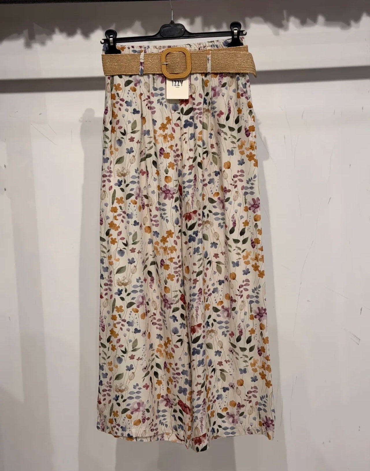 Le pantalon à fleurs multi "Judith"