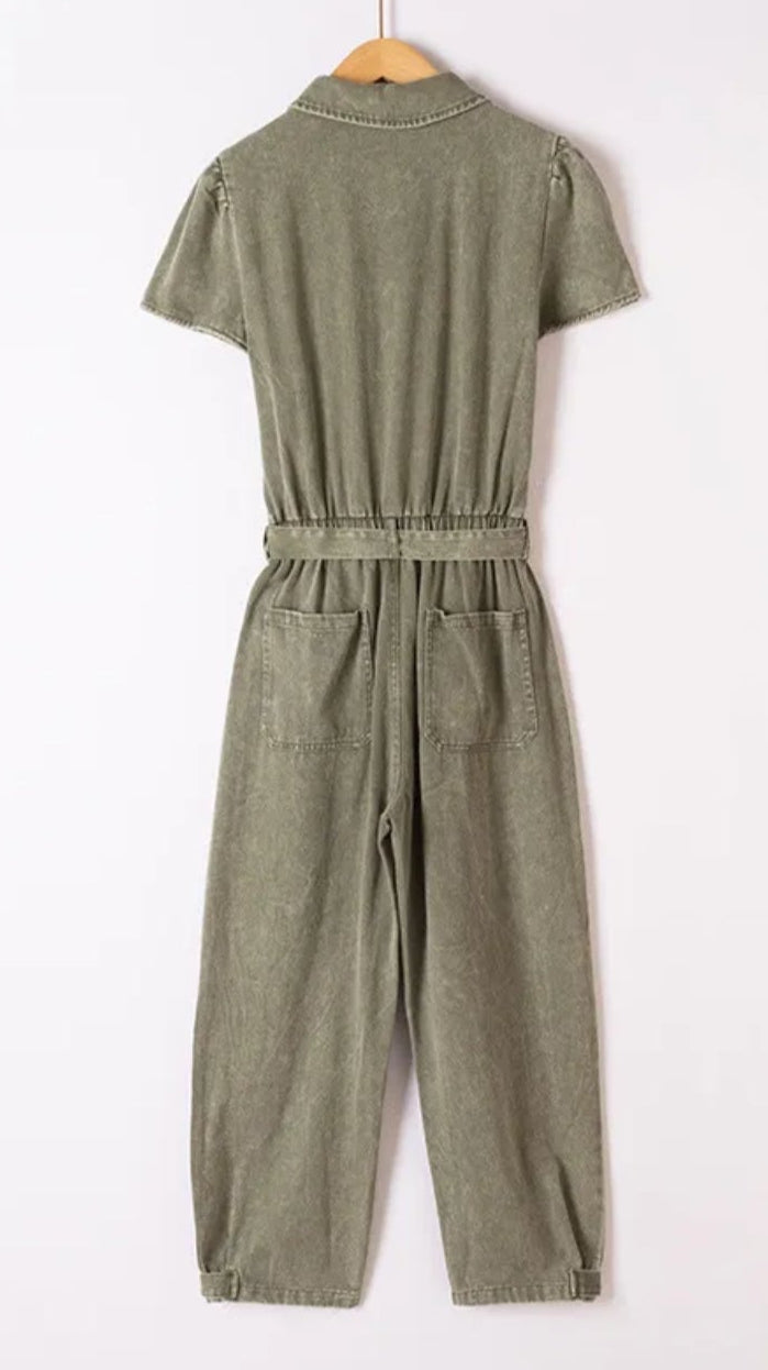 La combi-pantalon "Apolline" Kaki
