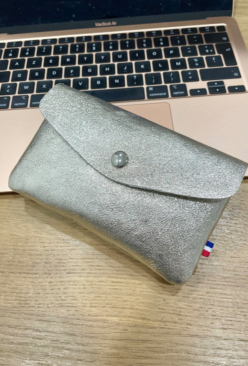 Le portefeuille en croûte de cuir 100% "Mireille"