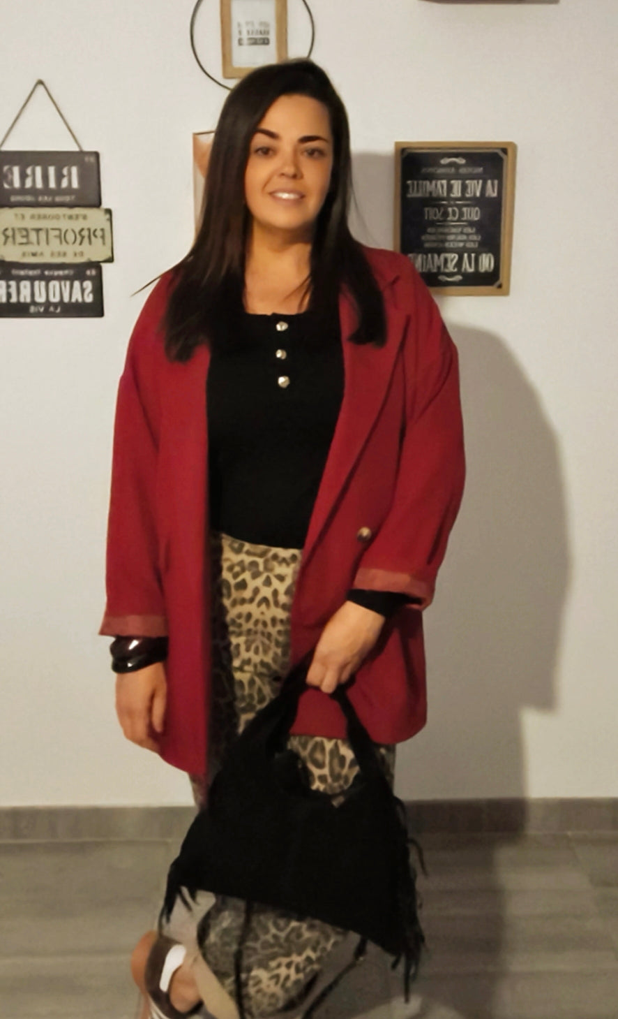 Le blazer bordeaux "Louison"