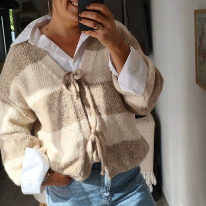 Le gilet "Chris" Taupe