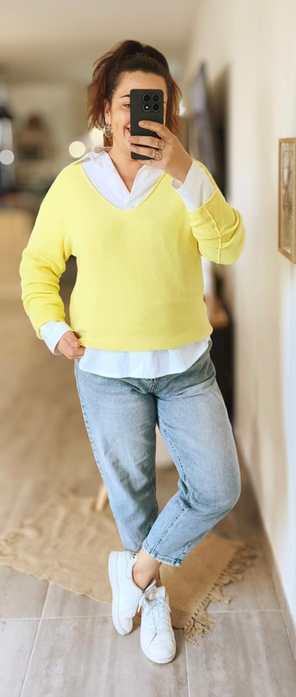 Le pull Maxi "Yellow"