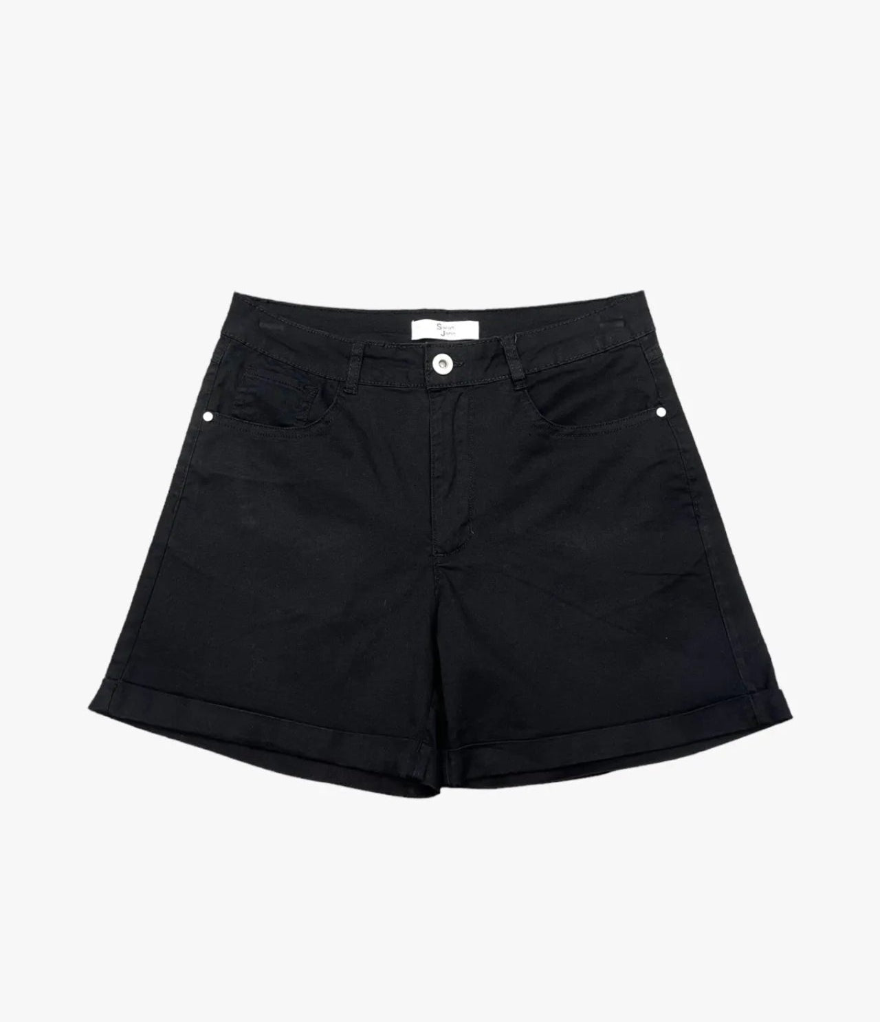 Short Riva – Noir Taille Haute