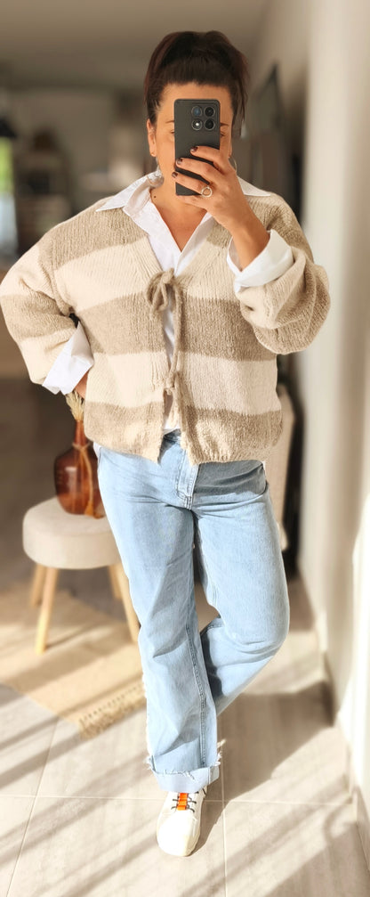 Le gilet "Chris" Taupe