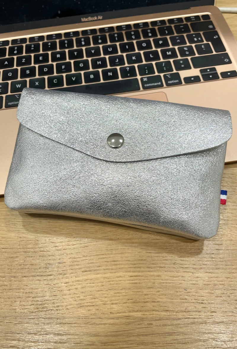 Le portefeuille en croûte de cuir 100% "Mireille"