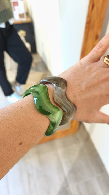 Le jonc en résine "Émeline"