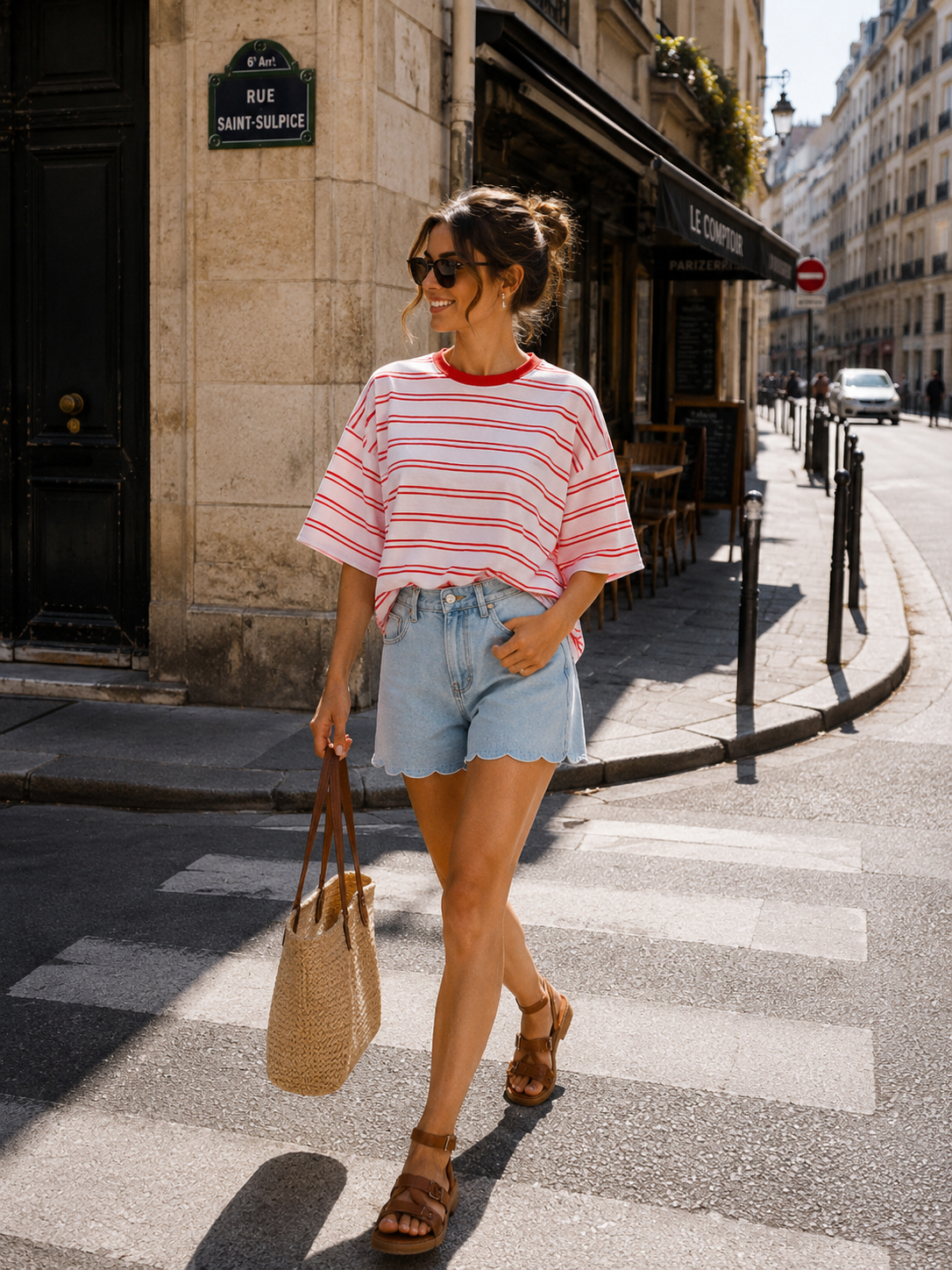 le top détail nœud "Rayane" Rose rouge expédié mardi 9 juin