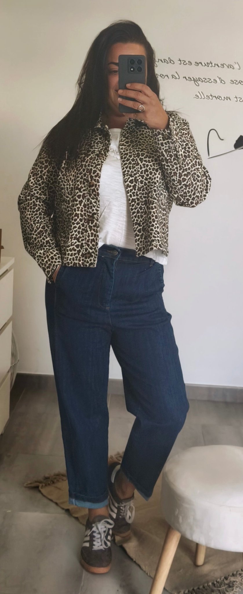 Veste léopard en coton "Lara" - Lucienne & Marie